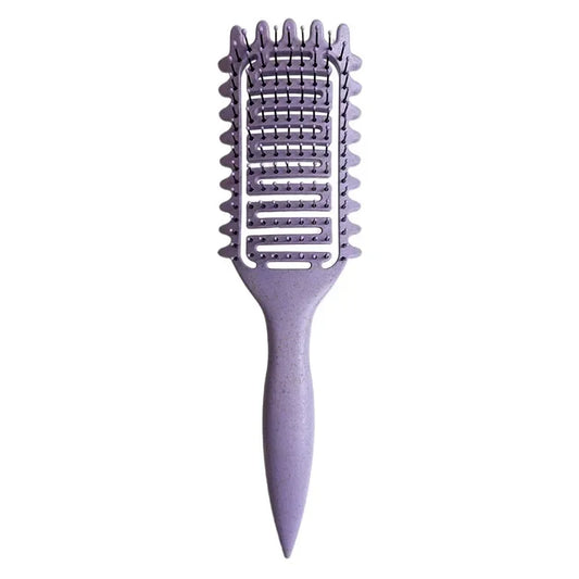 Curl Define Styling Brush Hollow Out Detangling Hair Brush Tangled Wet Curly Hair Comb Shaping Curls Barber Hairdressing Tools