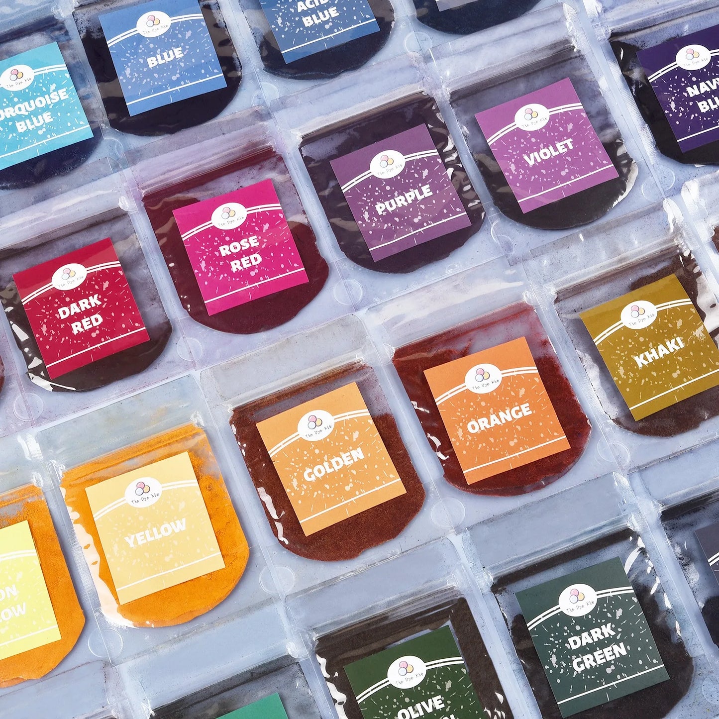 10g/Bag 24 Colors Fabric Dye Clothing Refurbished Coloring Agent Cotton Linen Jeans Pigment Paint For Fabric Tie-Dye Handmade