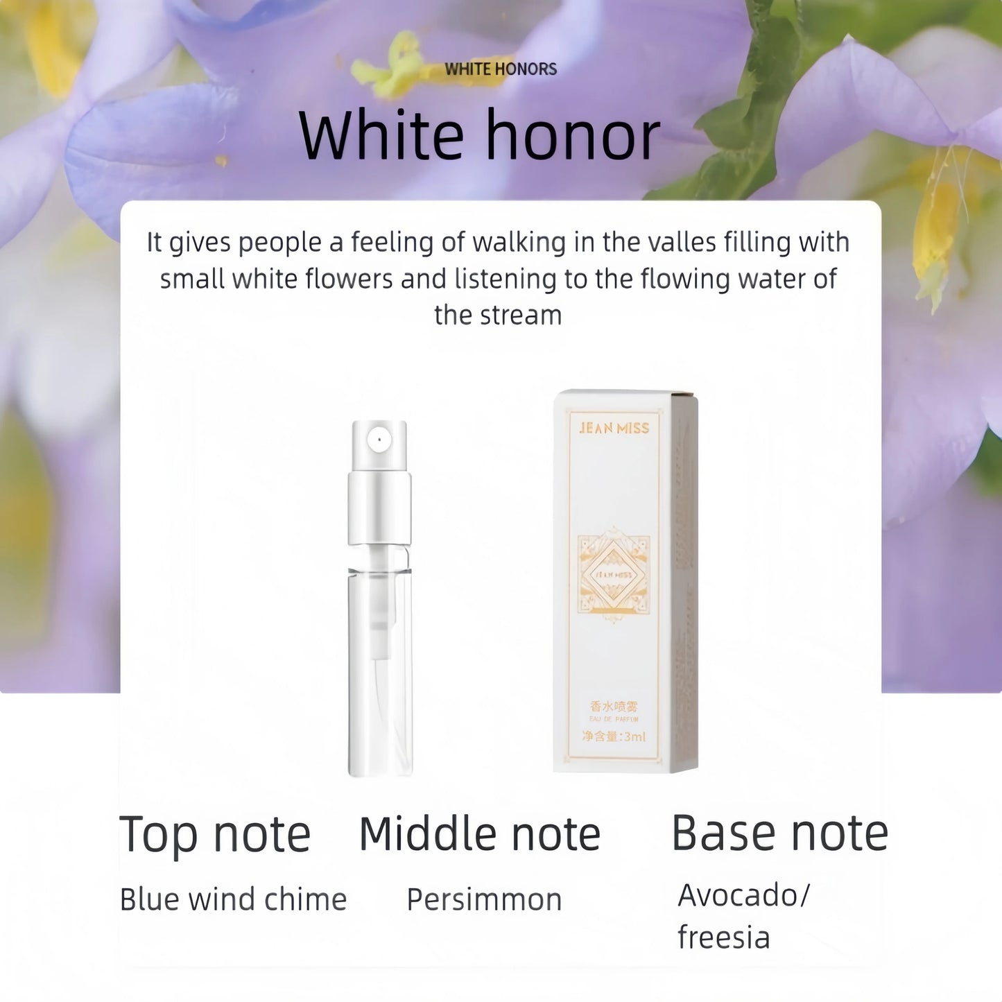 10Pcs/lot Mini 3ml Brand Perfume Woman Men Fragrance JEAN MISS Hot Perfumed Fashion Lady Female Male Perfuming Toilet Water