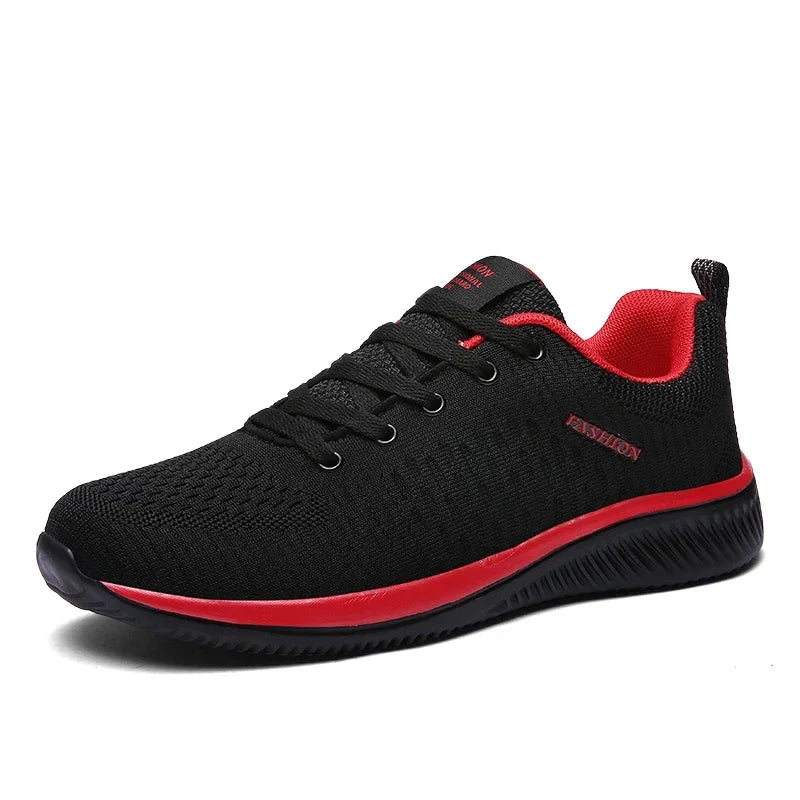 YRZL Men Shoes Breathable Mens Sneakers Comfortable Non Slip Casual Shoes Tenis Outdoor Lace Up Walking Sneakers for Men