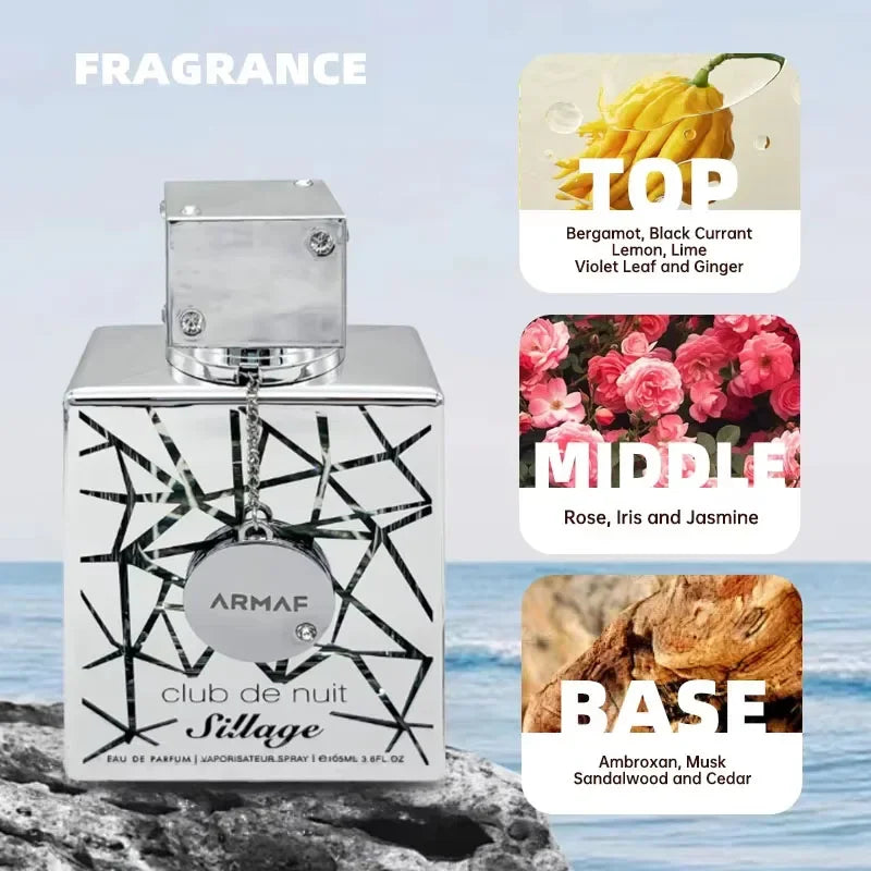 Hot Sell 105ML Men Women Nightclub Carnival Club Light Perfume Lasting Fragrance Luxury Dating Cologne Perfume Spray