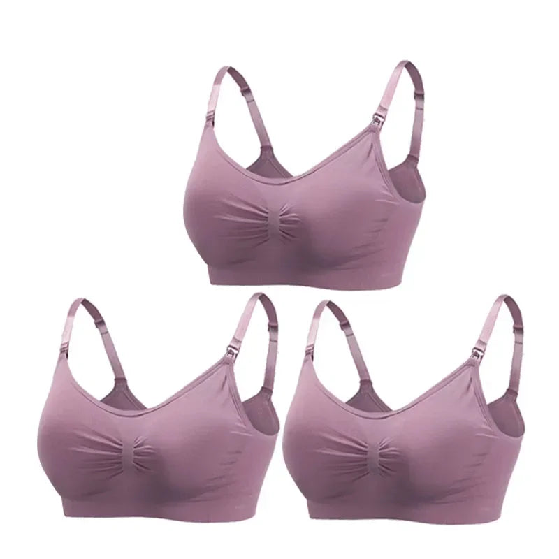 3PC/lot Maternity Nursing Bras Cotton Breastfeeding Pregnant Women Pregnancy Underwear Breast Feeding Bra Clothing Lactancia