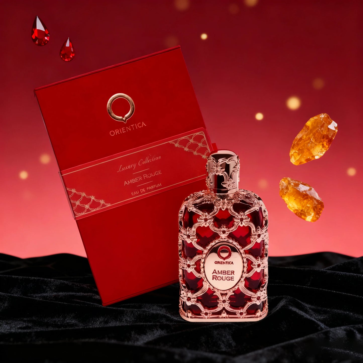 Orientical Royal Amber Rouge Women's Perfume - 2.7OZ, Long-Lasting Floral Scent With Alcohol-Free Formula Perfect Christmas Gift