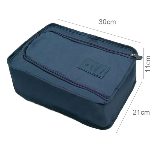 1pc Multifunctional Waterproof Shoes Clothing Bag Convenient Travel Storage Bag Nylon Portable Organizer Bags Shoe Sorting Pouch