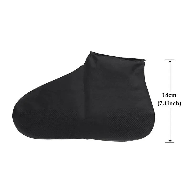 Waterproof Shoe Covers Silicone Anti-Slip Rain Boots Unisex Sneakers Protector for Outdoor Rainy Day Reusable Rain Shoe Cover