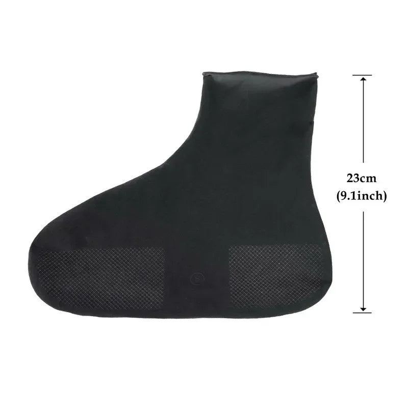 Waterproof Shoe Covers Silicone Anti-Slip Rain Boots Unisex Sneakers Protector for Outdoor Rainy Day Reusable Rain Shoe Cover