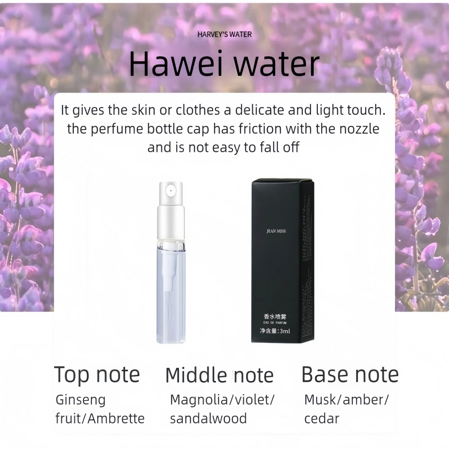 10Pcs/lot Mini 3ml Brand Perfume Woman Men Fragrance JEAN MISS Hot Perfumed Fashion Lady Female Male Perfuming Toilet Water