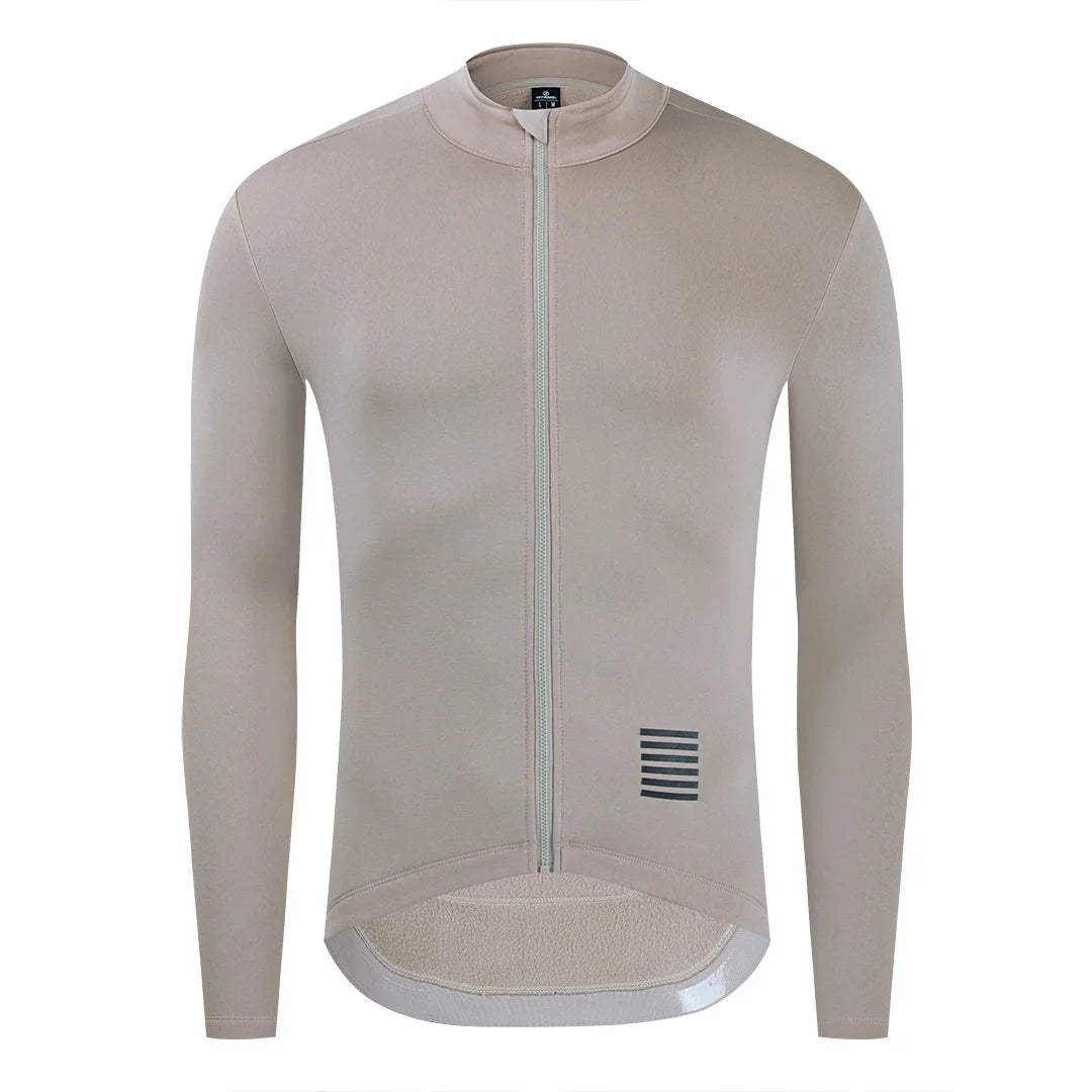 YKYWBIKE Men's Cycling Jersey Winter&Autumn  Long Sleeve Thermal Fleece lining Bicycle Warm Jacket Road Bike MTB Clothing