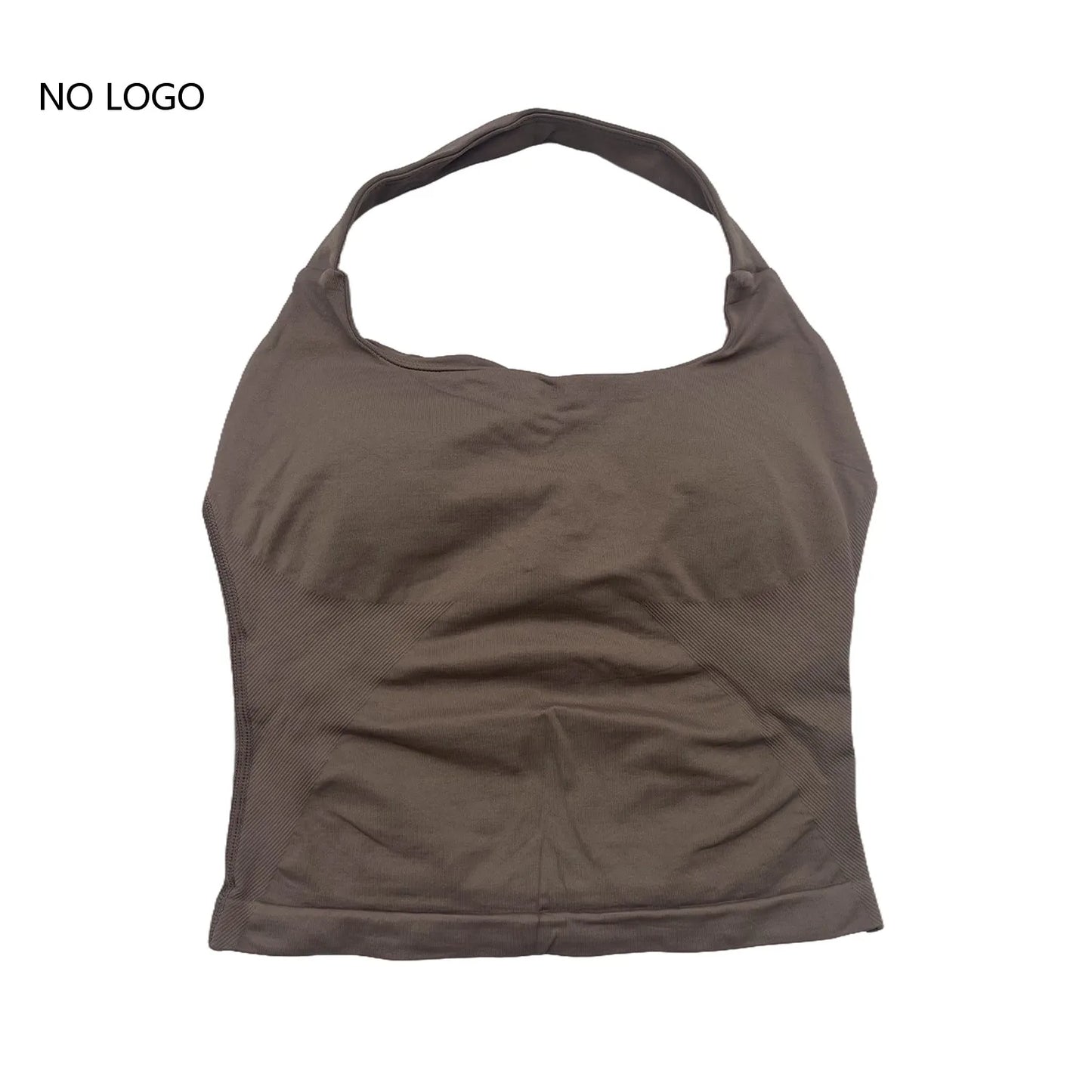 ARFTE Halter Top Gym Vest Woman Backless Tank Tops Push Up Sport Bras Running Vest Workout Tops Activewear Yoga Clothing