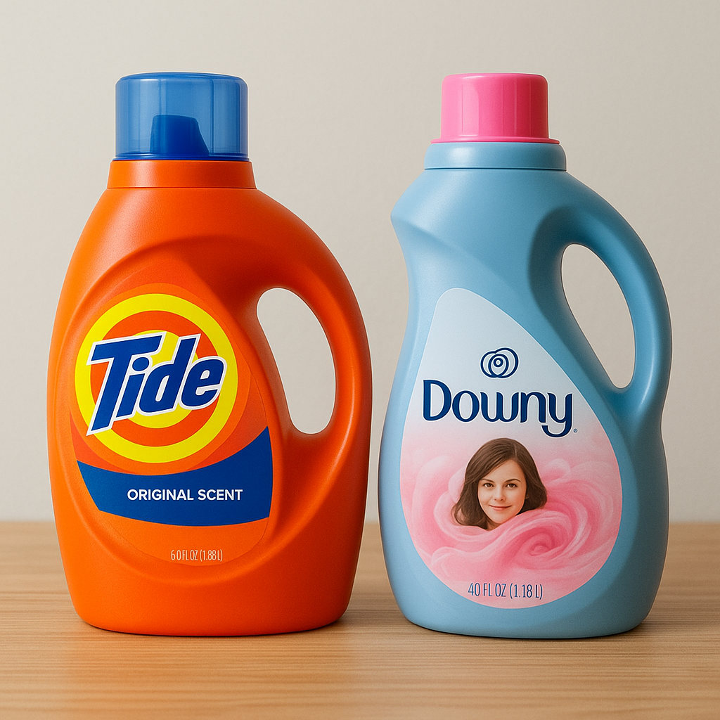 1 Tide Laundry Liquid Detergent 80 fl oz with FREE 1 Downy Fresh Liquid 44 FL.Oz