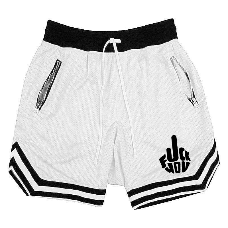 Summer Basketball Shorts Male Casual Sports Shorts Mesh Fitness Short Trousers Breathable Five Points Pant Y2k Running Clothing