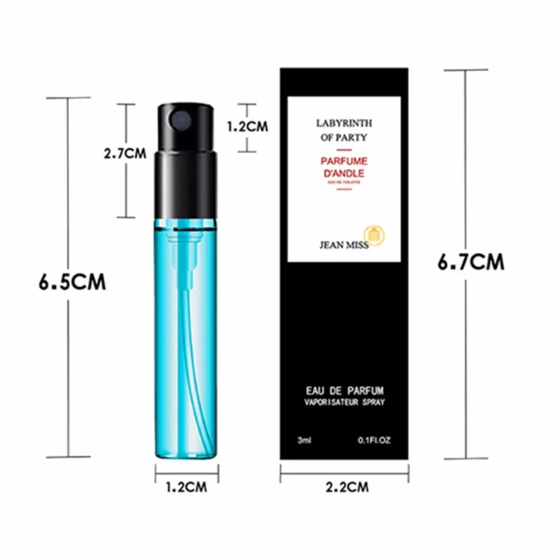 10Pcs/lot Mini 3ml Brand Perfume Woman Men Fragrance JEAN MISS Hot Perfumed Fashion Lady Female Male Perfuming Toilet Water