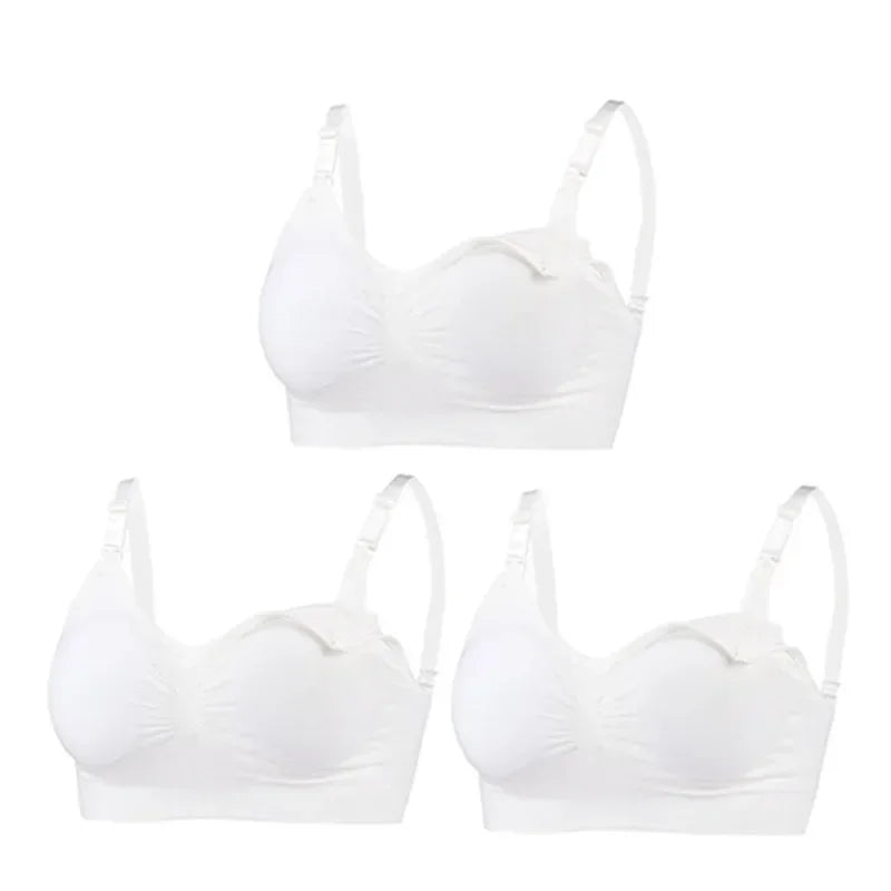 3PC/lot Maternity Nursing Bras Cotton Breastfeeding Pregnant Women Pregnancy Underwear Breast Feeding Bra Clothing Lactancia