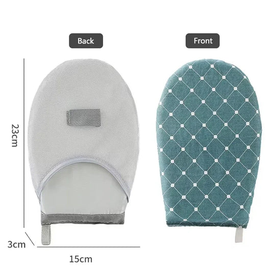 1PC Fabric Handheld Ironing Board Small Home Ironing Gloves Anti-Slip Insulated Handheld Ironing Tray for Household Use