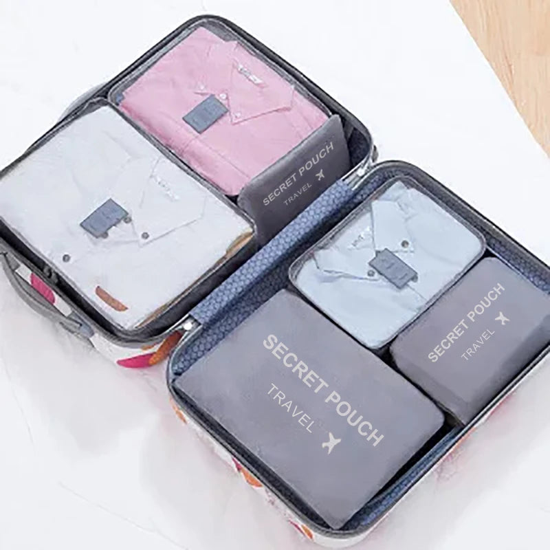 6 Pcs Travel Luggage Storage Bags, Versatile Lightweight Storage Pouch, Dustproof Duffle Bag