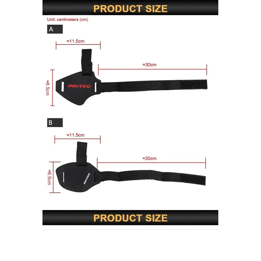 1pc Motorcycle Shift Pad Rubber Boot Protective Cover Adjustable Shifter Shield Anti Slip Pad Shoe Cover Protection
